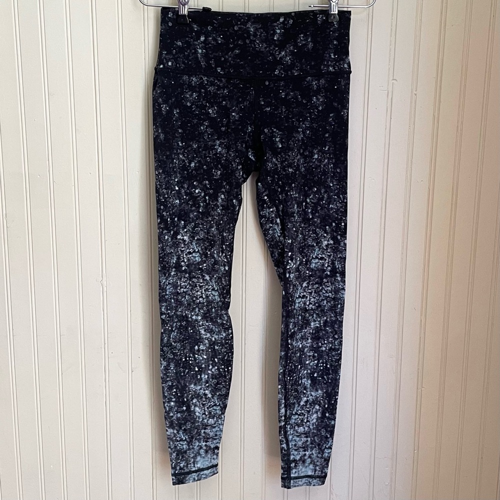 Lululemon Size 10 Ombr Splatter Pattern Running T… - image 1